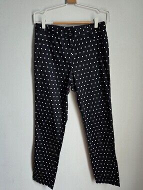 Like New BYLYSE Spenard Black Polka Dot Lightweight Pants